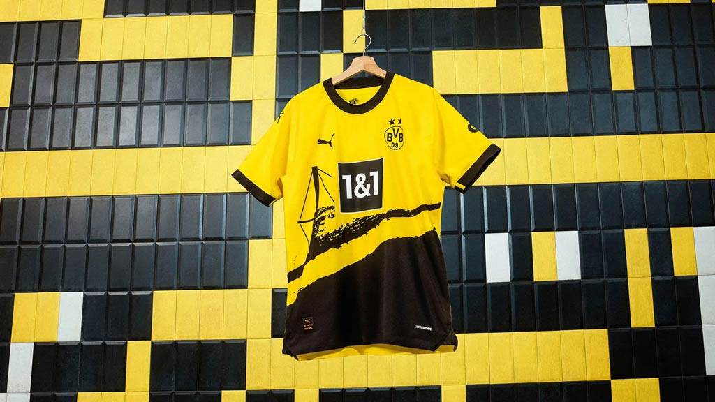 Dortmund domácí fotbalové dresy 23/24-Eshop-fmko-cz