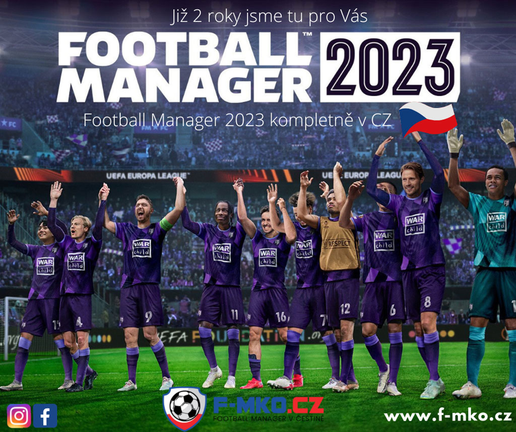 Football Manager 2023 češtinaa