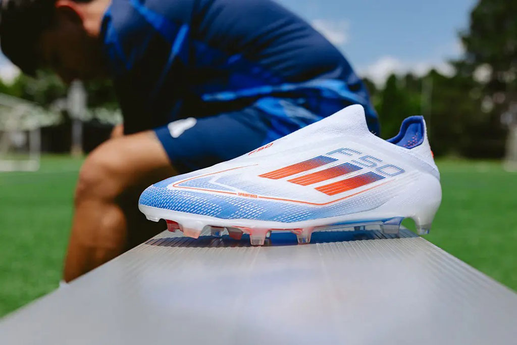 Pánské kopačky lisovky Adidas F50 Elite LL FG BTK bílo-modré