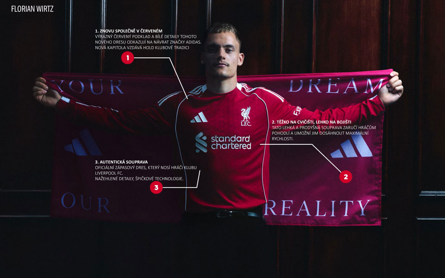 domaci fotbalovy dres Liverpool 2025/2026 Eshop-fmko.cz v prodeji