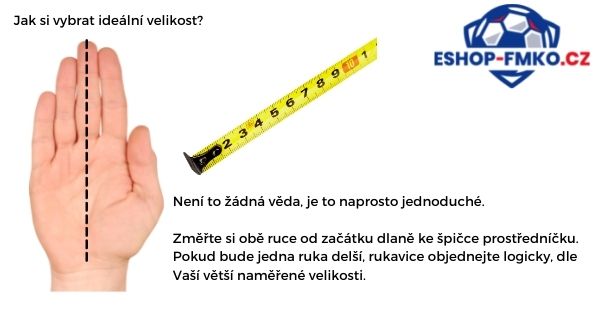 Jak změřit velikost fotbalových rukavic