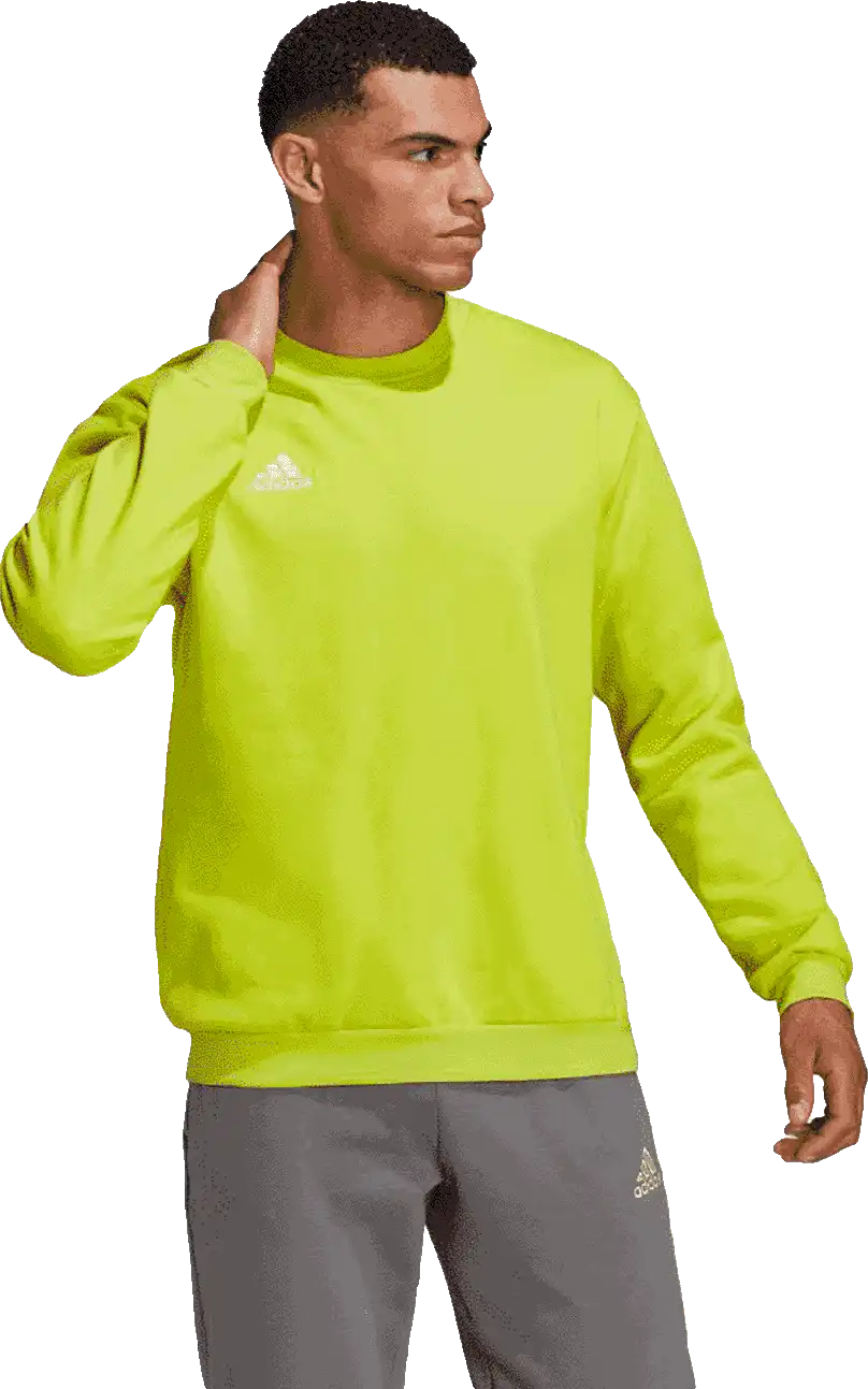 Pánská mikina Adidas Entrada 22 Sweat Top žlutá