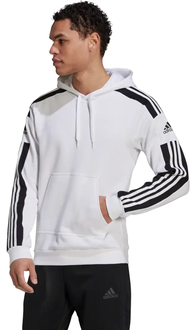 Pánská sportovní mikina s kapucí Adidas Squadra 21 Sweat bílá2