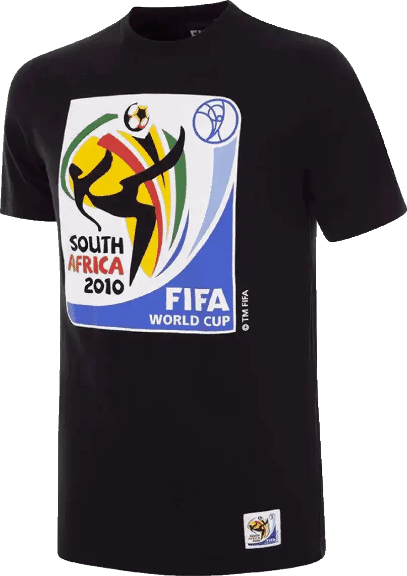 Pánské retro tričko COPA South Africa 2010 World Cup černé