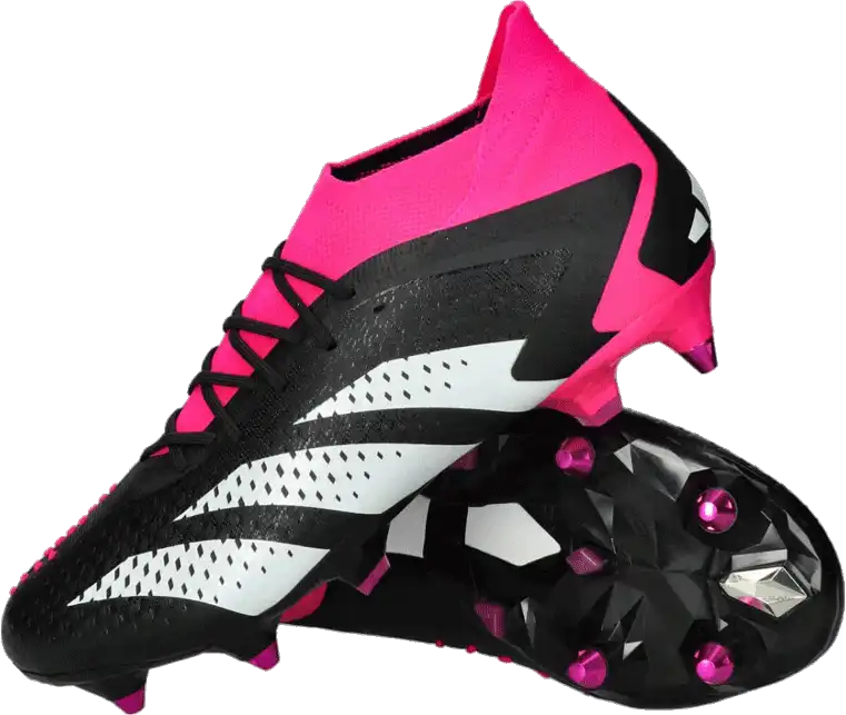 Pánské kopačky kolíky Adidas Predator Accuracy.1 SG černo-růžové