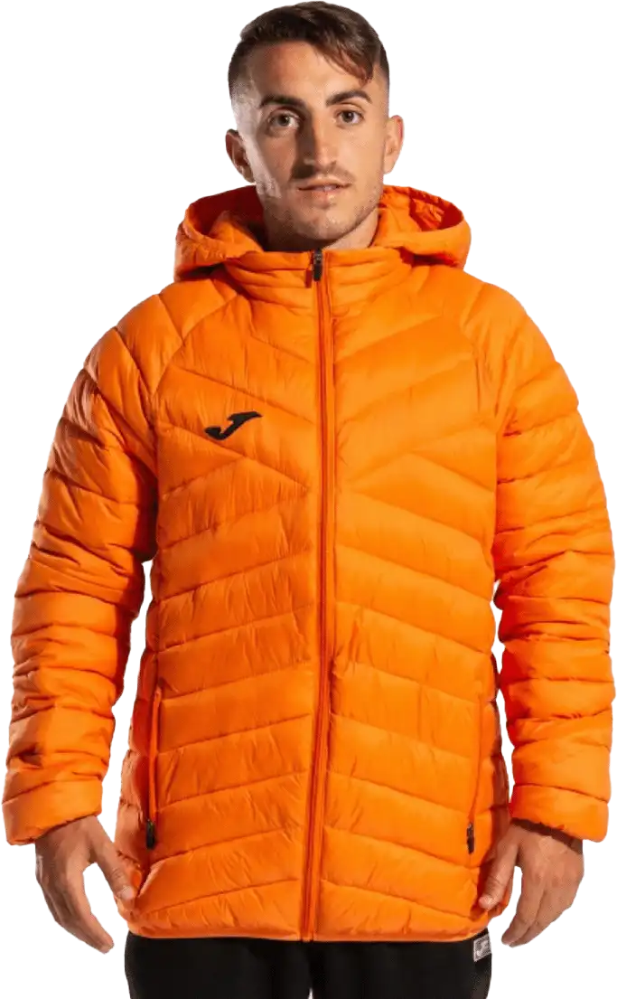 Pánská zimní bunda Joma Anorak Urban III oranžová