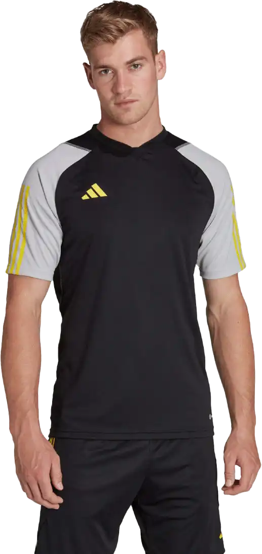 Pánský fotbalový dres AdidasTiro 23 Competition černo-šedý