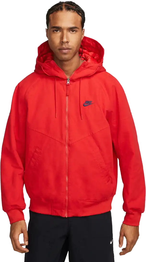 Pánská bunda Nike Sportswear Windrunner Canvas červená