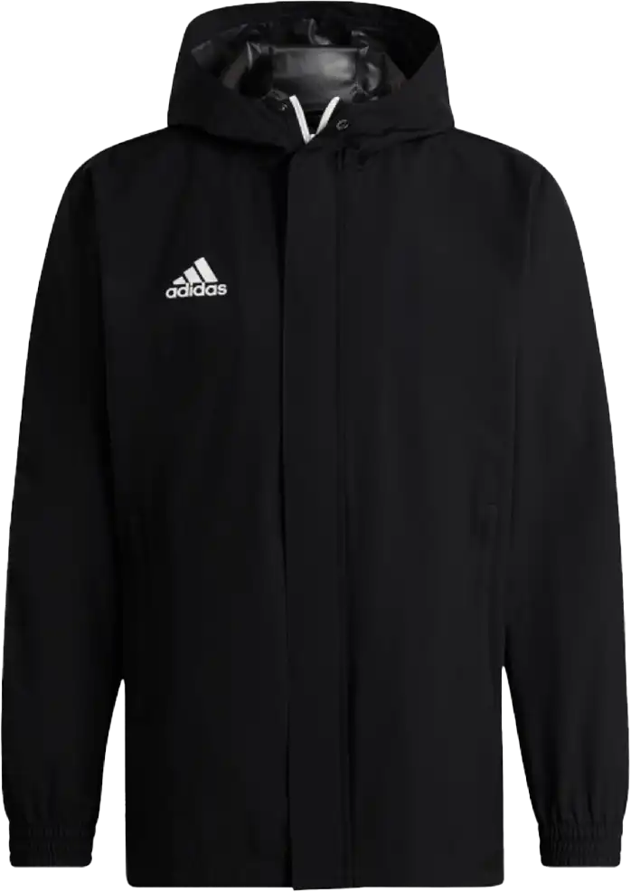 Dětská bunda s kapucí Adidas Entrada 22 Allweather černá