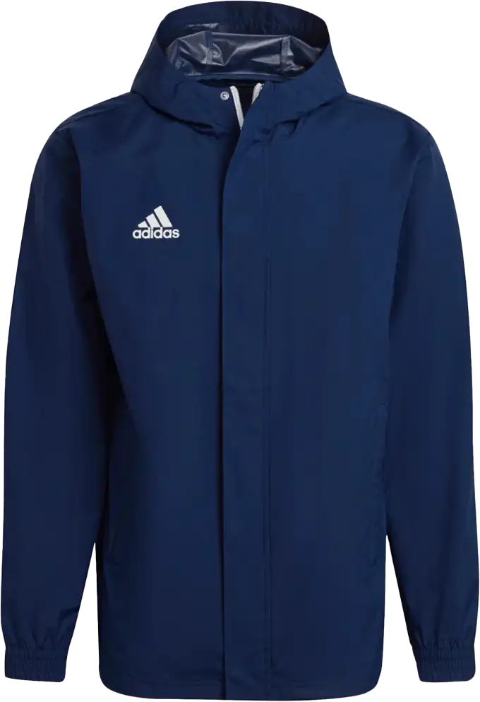 Dětská bunda s kapucí Adidas Entrada 22 Allweather modrá