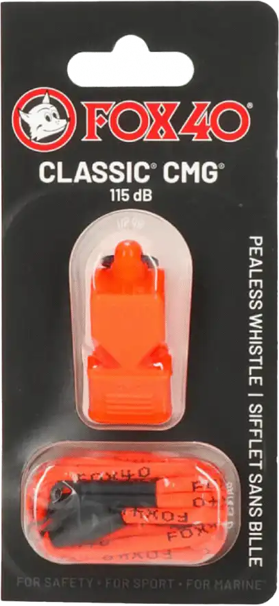 Píšťalka s provázkem Fox40 Classic CMG oranžová