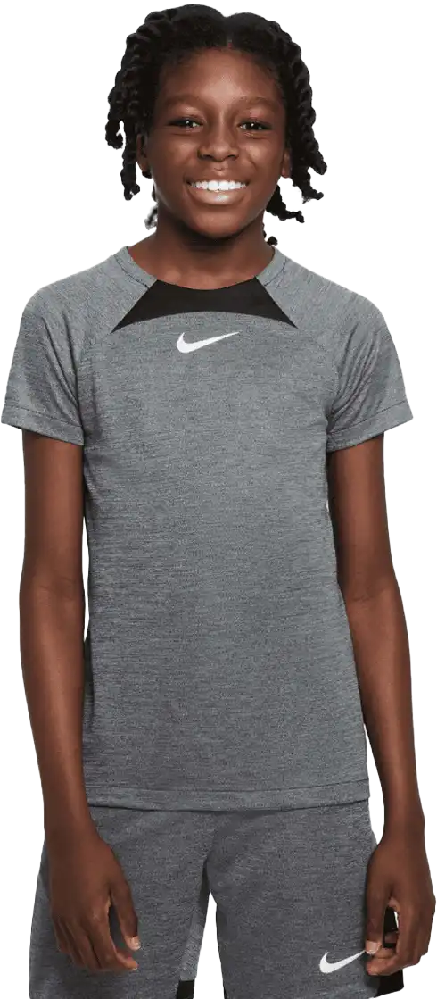 Dětské tréninkové tričko Nike Dri-FIT Academy tmavě šedé
