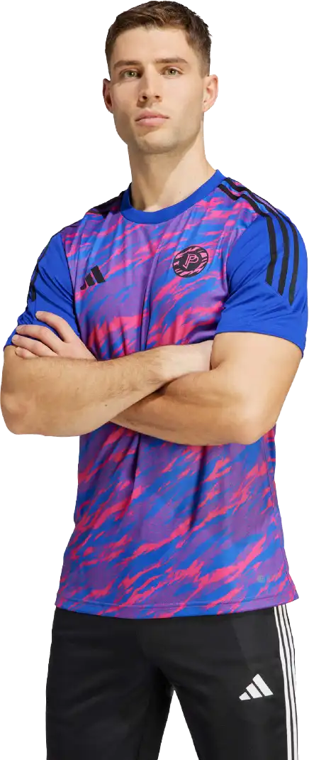 Pánský fotbalový dres Adidas Pogba Training modro-růžový