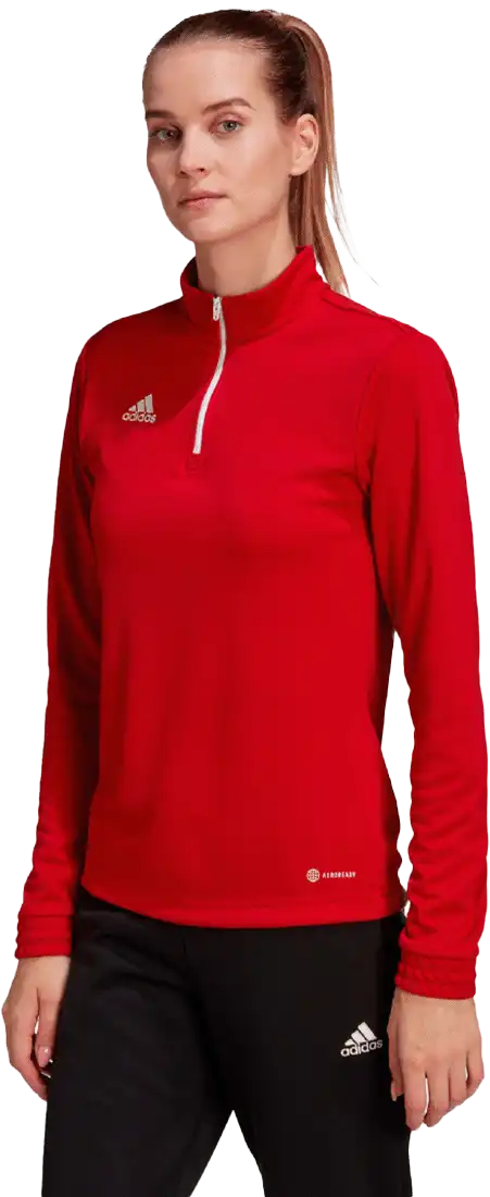 Dámské tréninkové tričko s dlouhým rukávem Adidas Entrada 22 červené