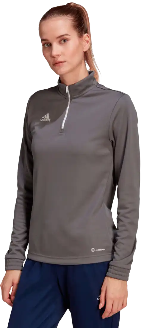 Dámské tréninkové tričko s dlouhým rukávem Adidas Entrada 22 šedé
