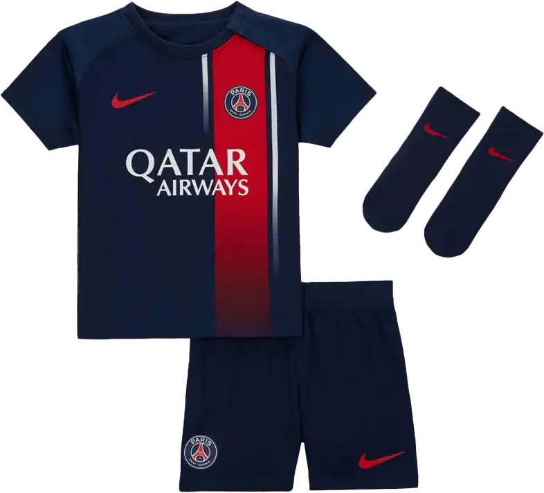 Dětský domácí fotbalový set Nike PSG 23/24 pro kojence a batolata modrý