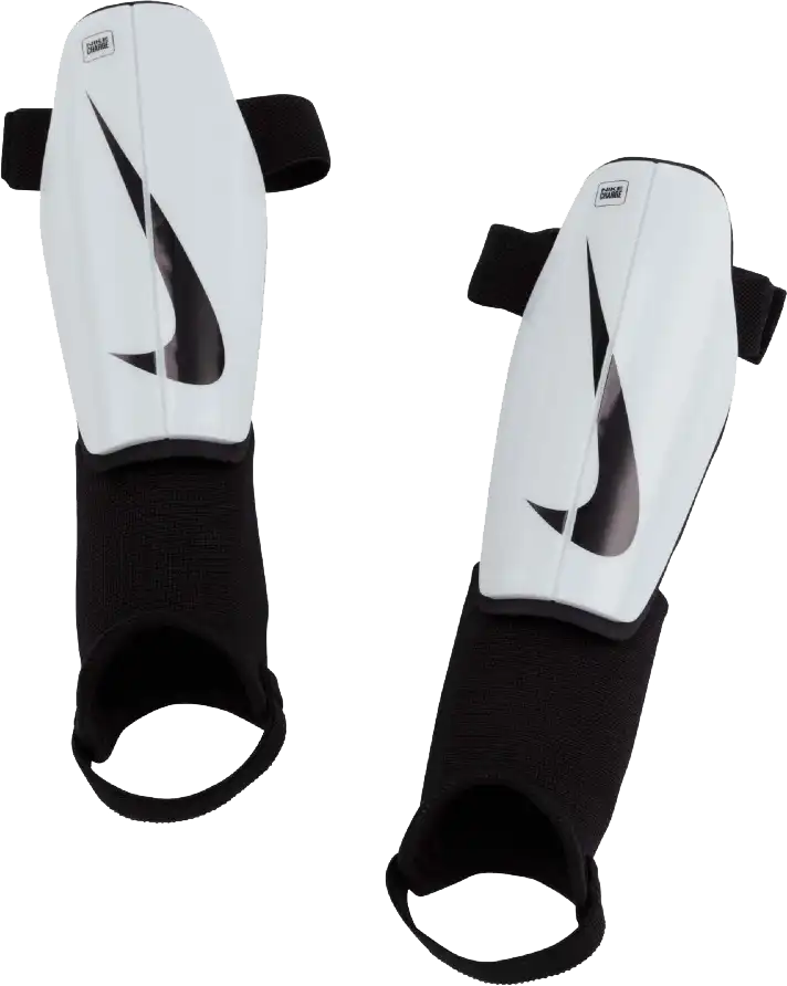 Dětské chrániče holení Nike Charge bílé