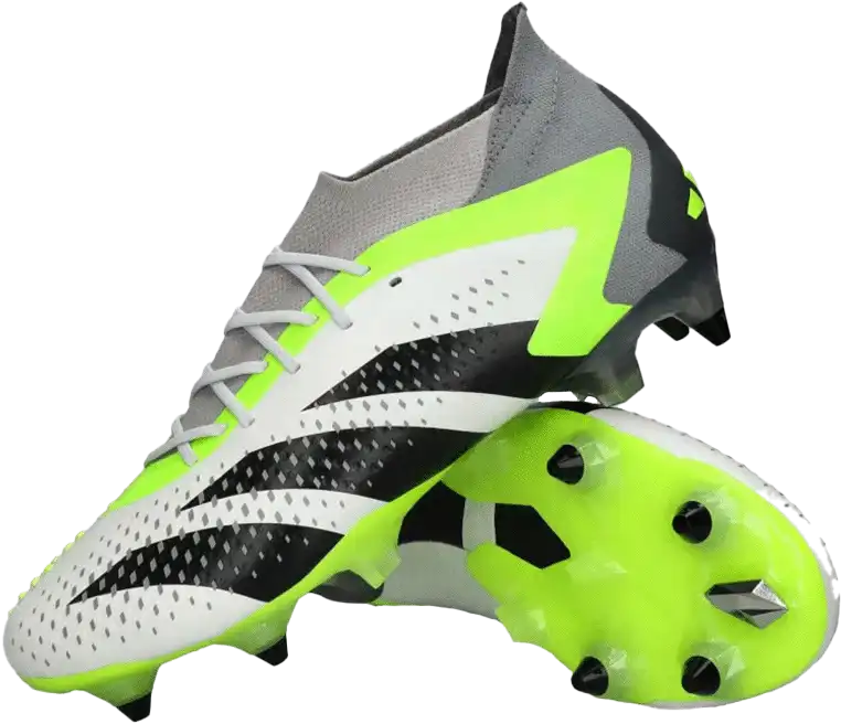 Pánské kopačky kolíky Adidas Predator Accuracy.1 SG bílo-zelené