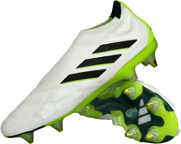 Pánské kopačky kolíky Adidas Copa Pure+ SG bílo-zelené BTK