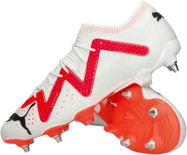 Pánské kopačky kolíky Puma Future Ultimate L MxSG bílo-červené