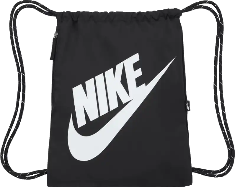 Vak na stahovací šnůrky Nike Heritage černý 13 litrů