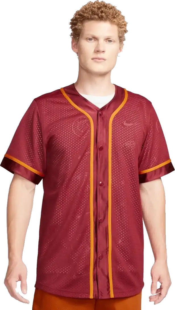 Pánské tričko Nike PSG 23/24 Baseball Graphic Top bordo