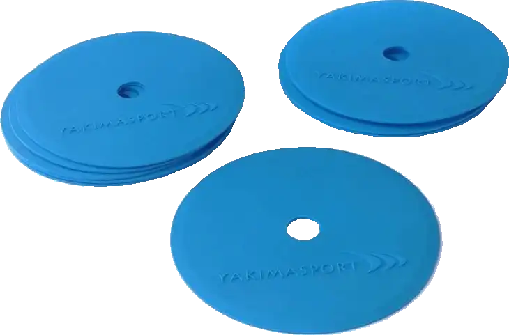 Vytyčovací mety Yakimasport ploché sada 10 ks modré 15 cm
