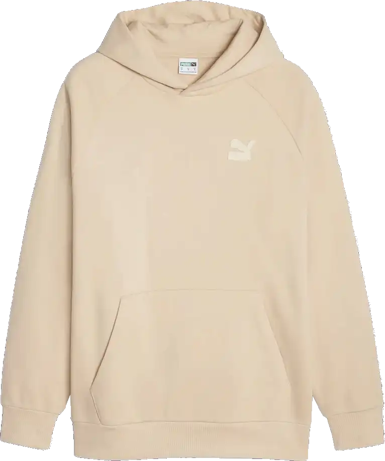 Pánská lifestylová mikina s kapucí Puma Classics béžová