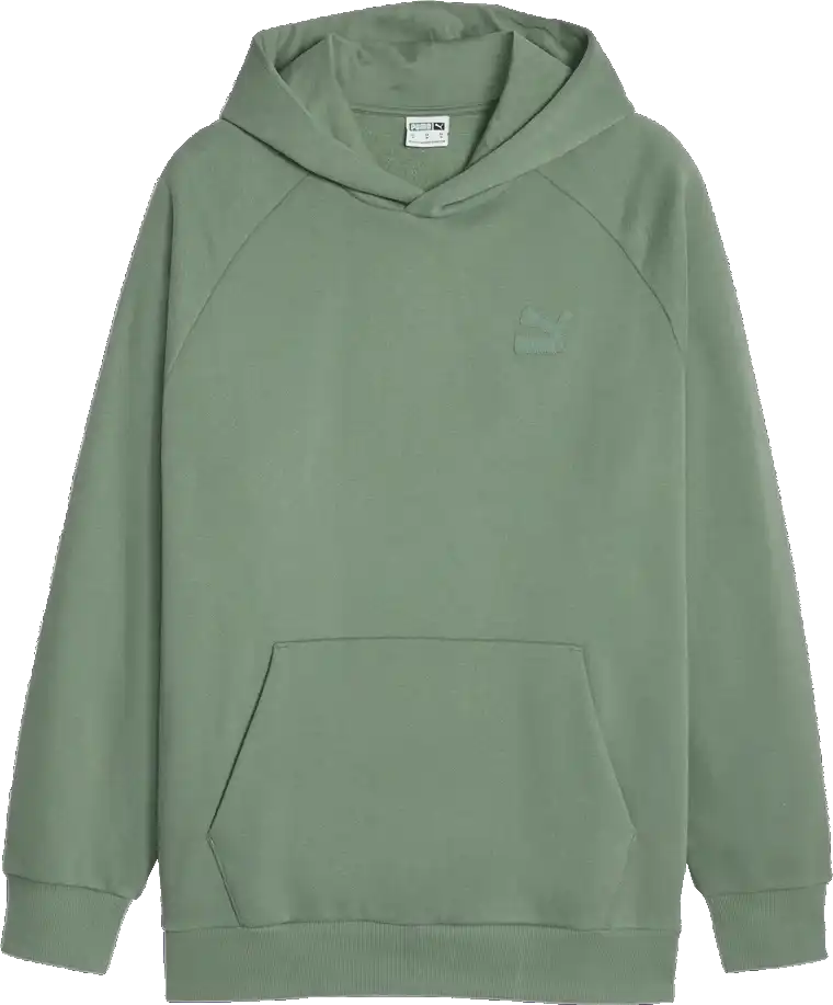 Pánská lifestylová mikina s kapucí Puma Classics zelená