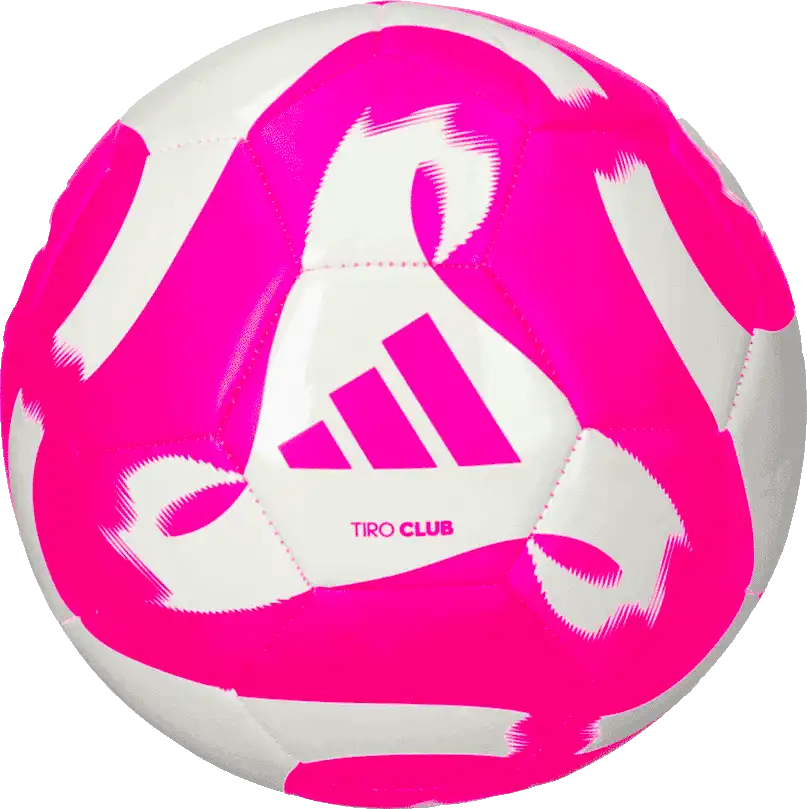 Fotbalový míč Adidas Tiro Club velikost 3 bílo-růžový