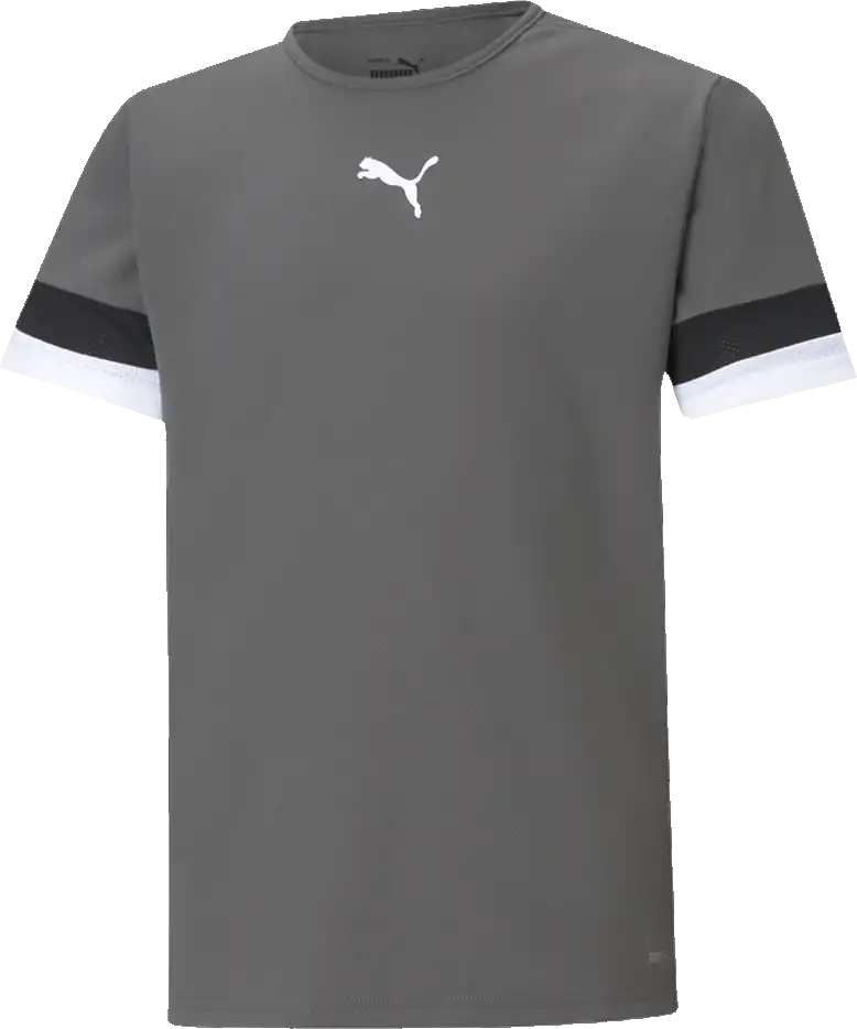 Dětský fotbalový dres Puma teamRISE šedý