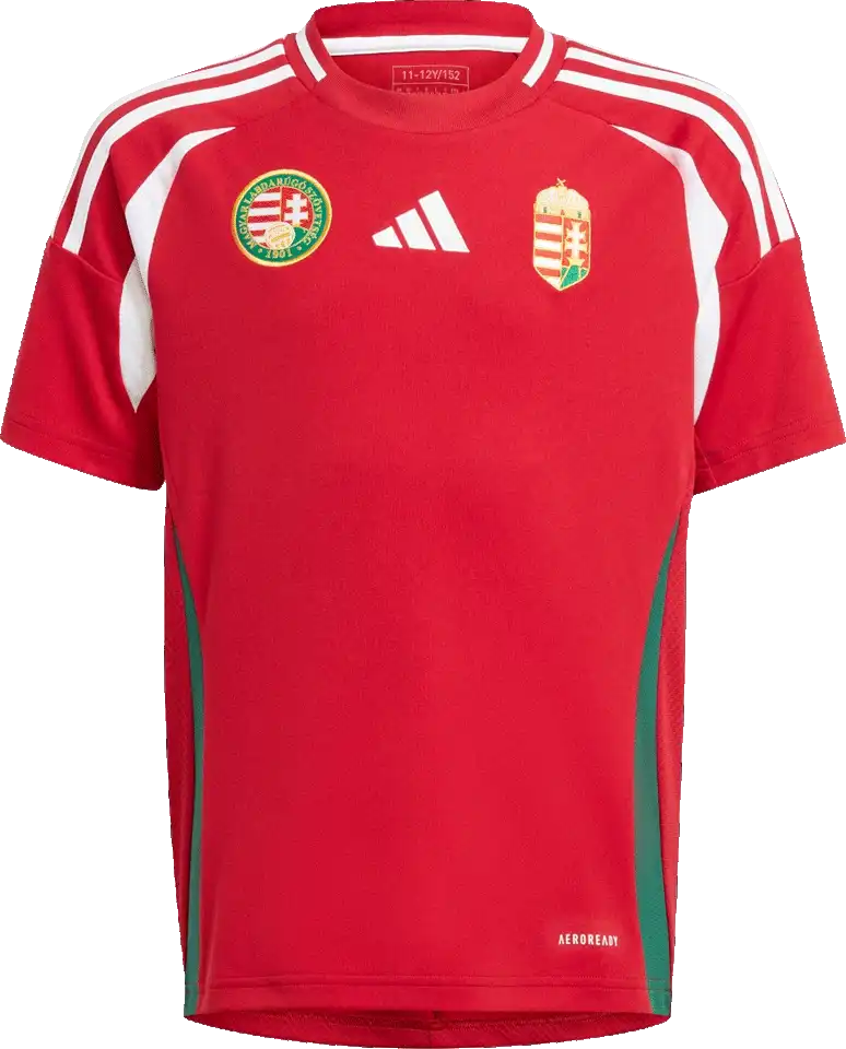 Dětský domácí fotbalový dres Adidas Maďarsko 2024 červený