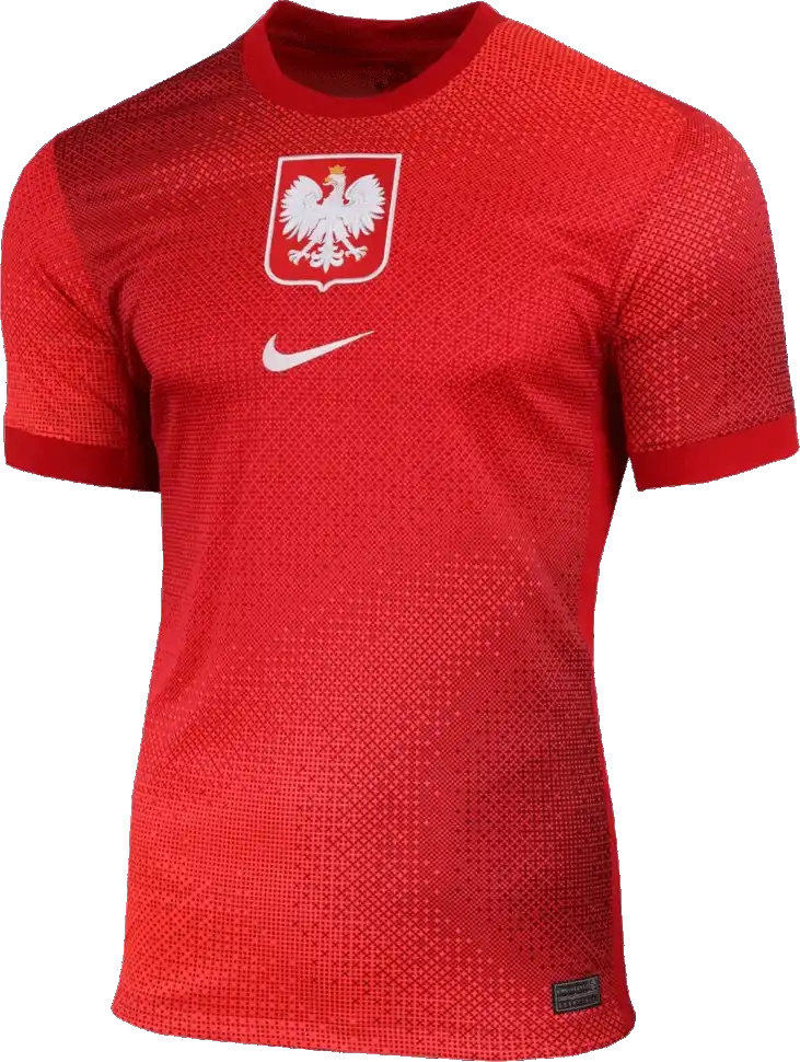 Pánský venkovní fotbalový dres Nike Polsko 2024 červený