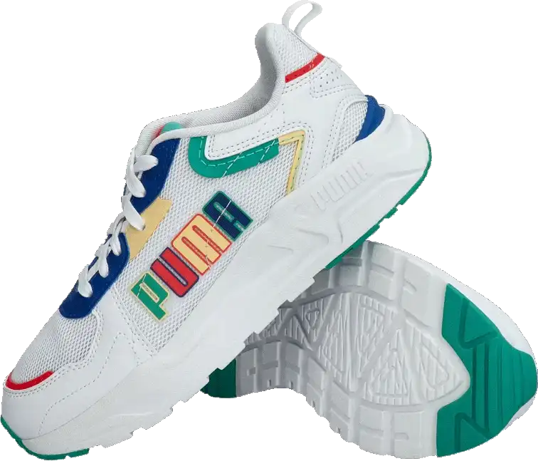 Dětská lifestylová obuv Puma Trinity Lite Ready bílá