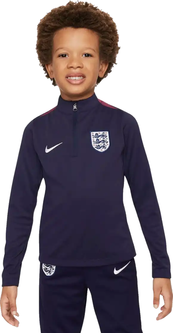 Dětská tréninková mikina Nike England 2024 Academy Pro fialová
