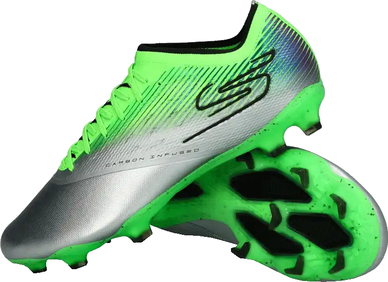 Pánské kopačky lisovky Skechers Razor FG stříbrno-zelené