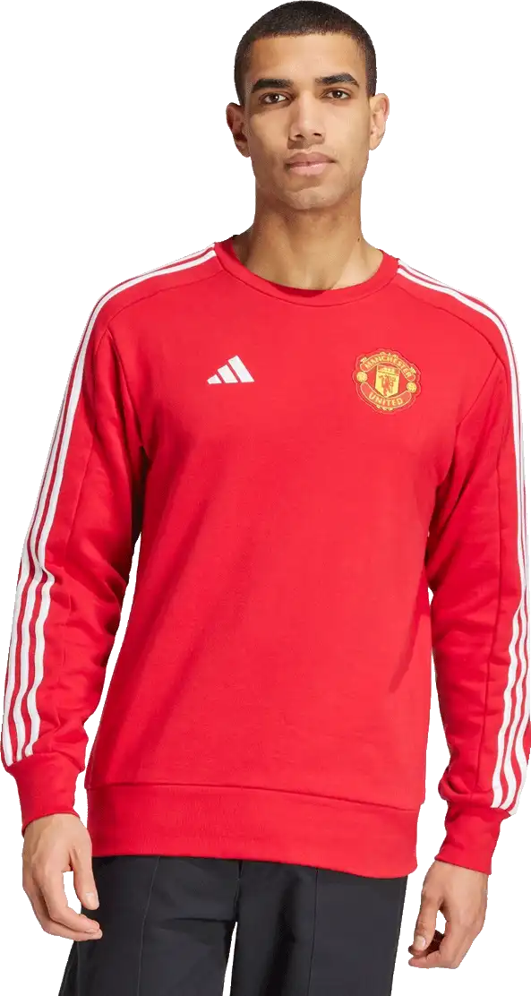 Pánská mikina Adidas Manchester United 24/25 DNA červená