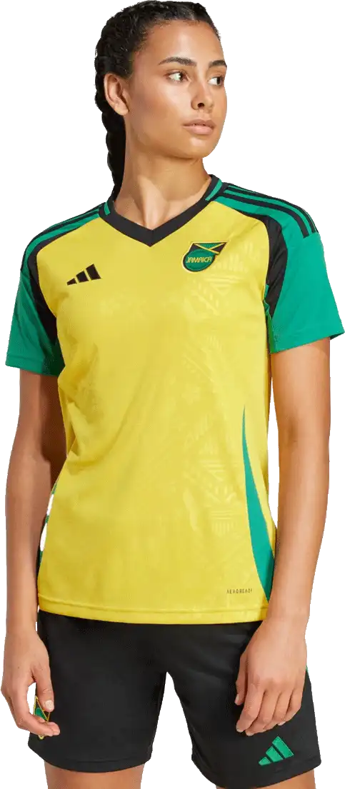 Dámský domácí fotbalový dres Adidas Jamajka 2024 žlutý