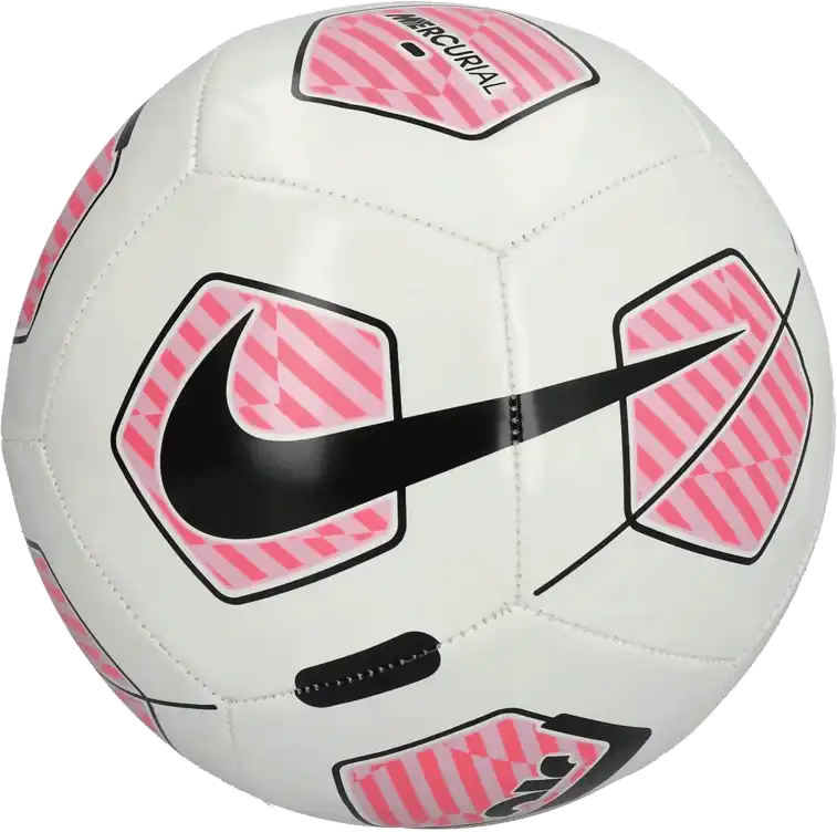 Fotbalový míč Nike Mercurial Fade velikost 3 bílo-růžový