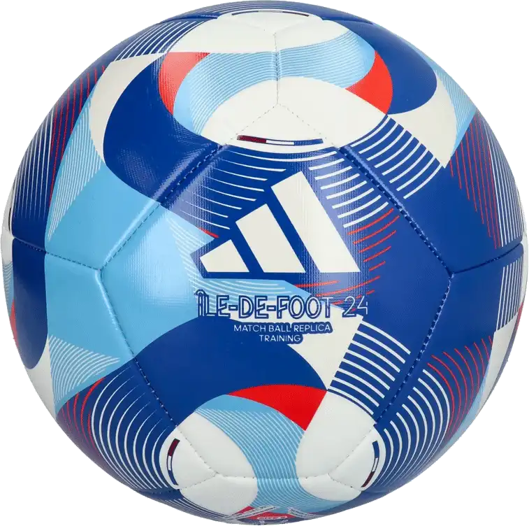 Fotbalový míč Adidas Ile De Foot 24 Training velikost 5 modrý