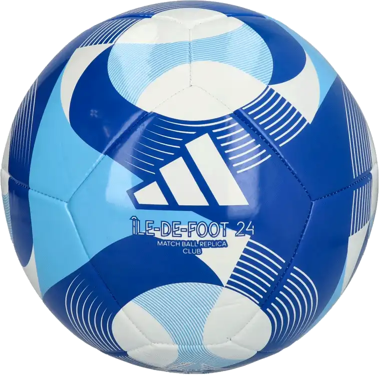 Fotbalový míč Adidas Ile De Foot 24 Club velikost 5 modrý