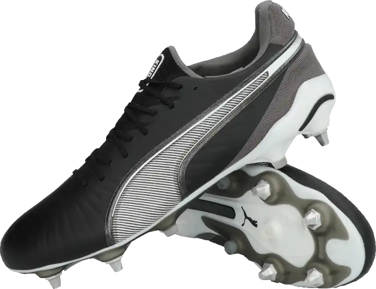 Pánské kopačky kolíky Puma King Ultimate MxSG černé2