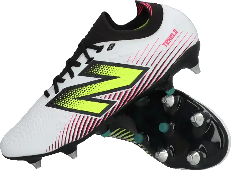 Pánské kopačky kolíky New Balance Tekela V4+ Pro Low SG bílé