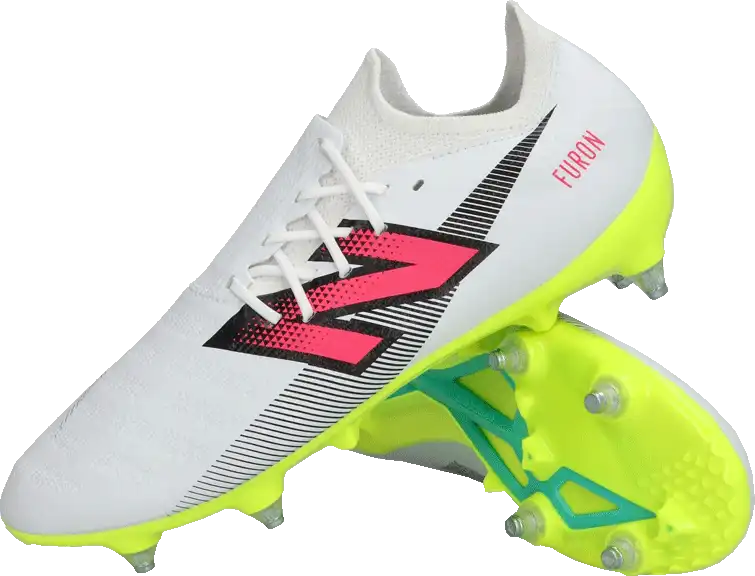 Pánské kopačky kolíky New Balance Furon V7+ Destroy SG bílé