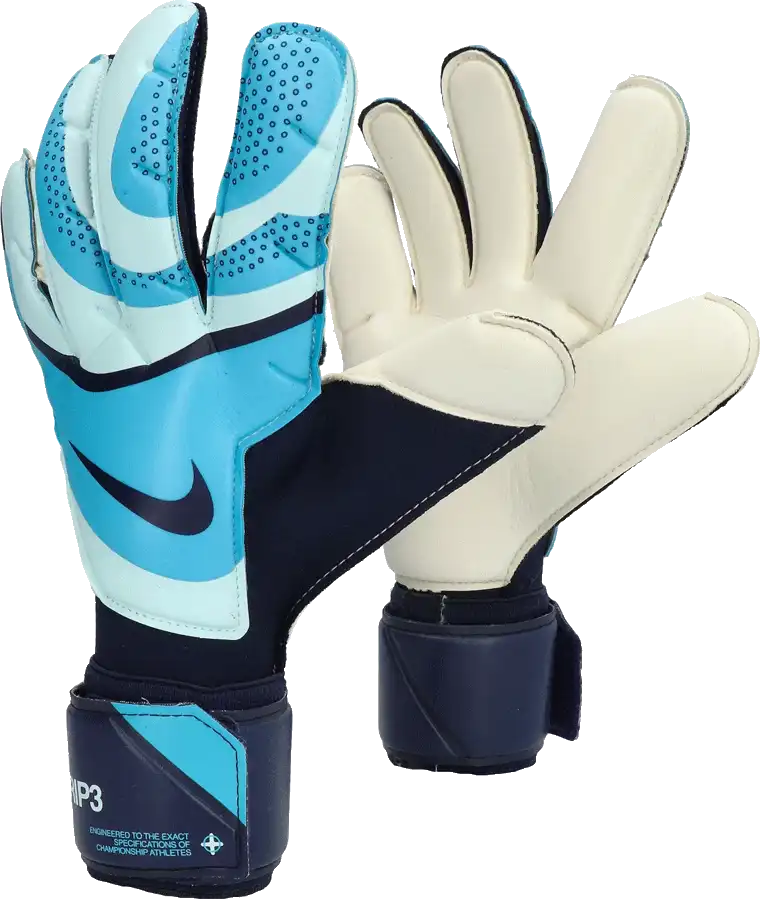 Pánské brankářské rukavice Nike Grip 3 v blankytném provedení