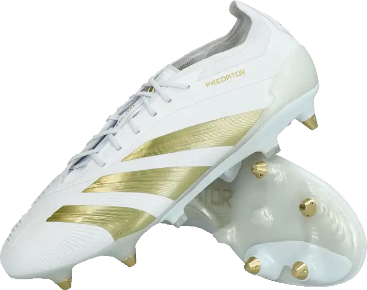 Pánské kopačky kolíky Adidas Predator Elite SG bílé