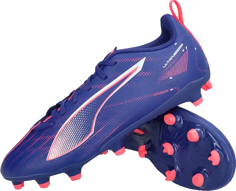 Dětské kopačky lisovky Puma Ultra 5 Play FG/AG fialové