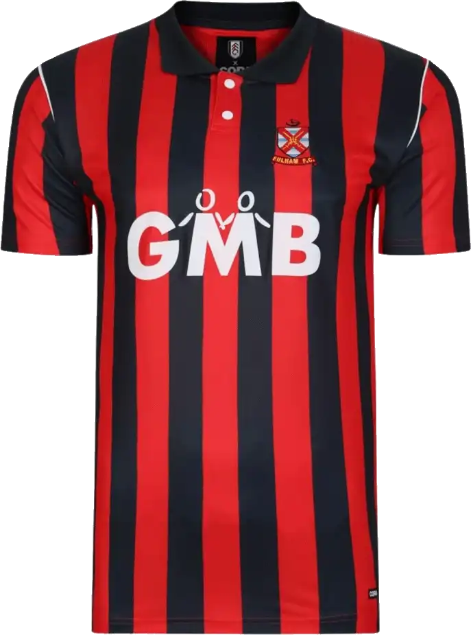 Pánský fotbalový Retro dres COPA Fulham FC 93-94 černo-červený