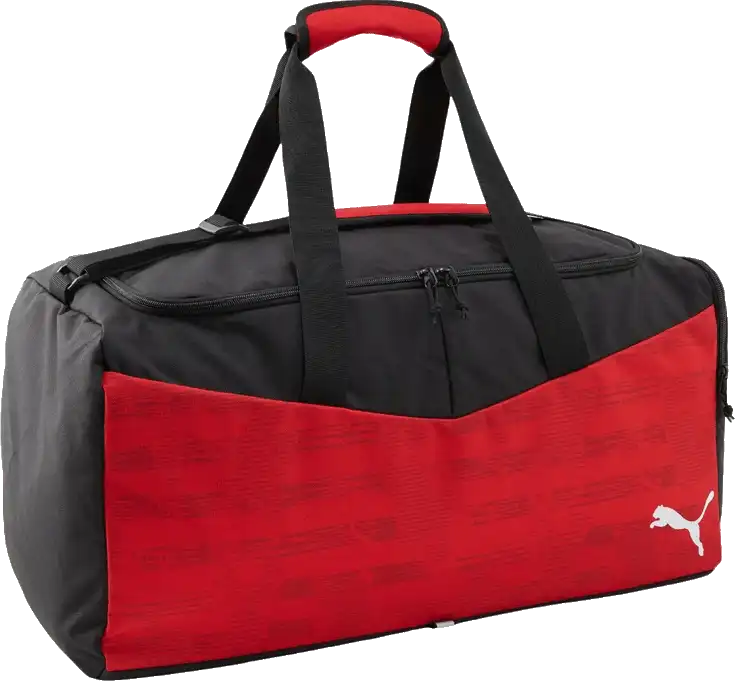 Sportovní taška Puma individualRISE M 45 litrů červeno-černá