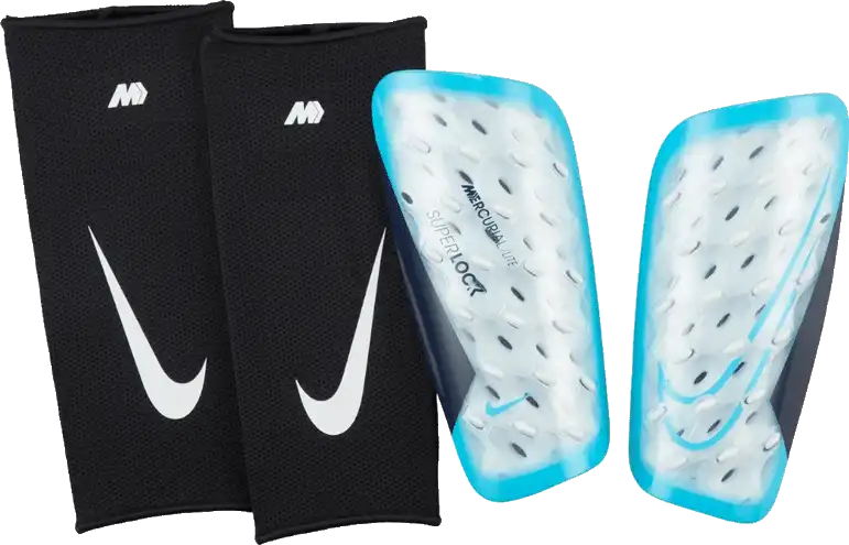 Chrániče holení Nike Mercurial Lite SuperLock blankytné